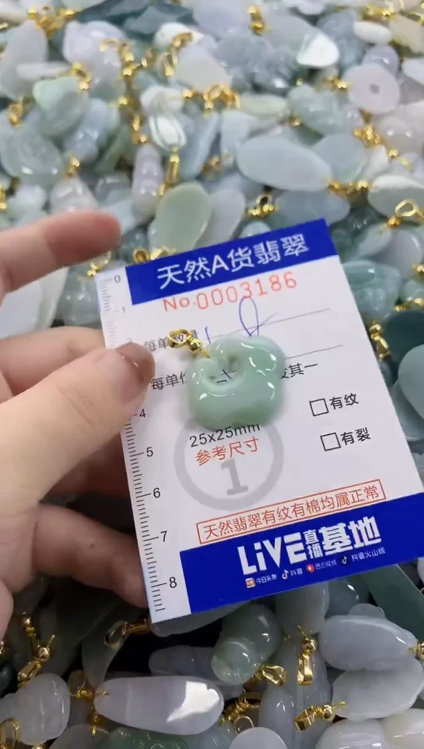 颈饰未镶嵌翡翠天然A货翡翠