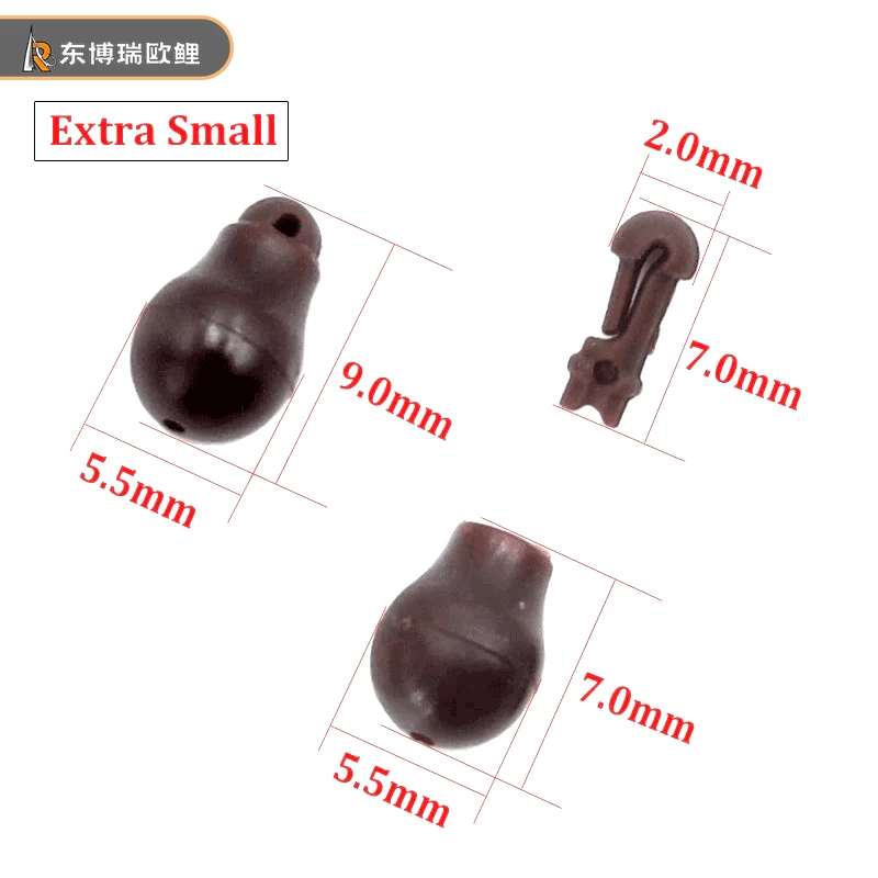 饵托快速连接档珠飞德钓组配件挡珠欧式库钓小号档豆欧式反底钓