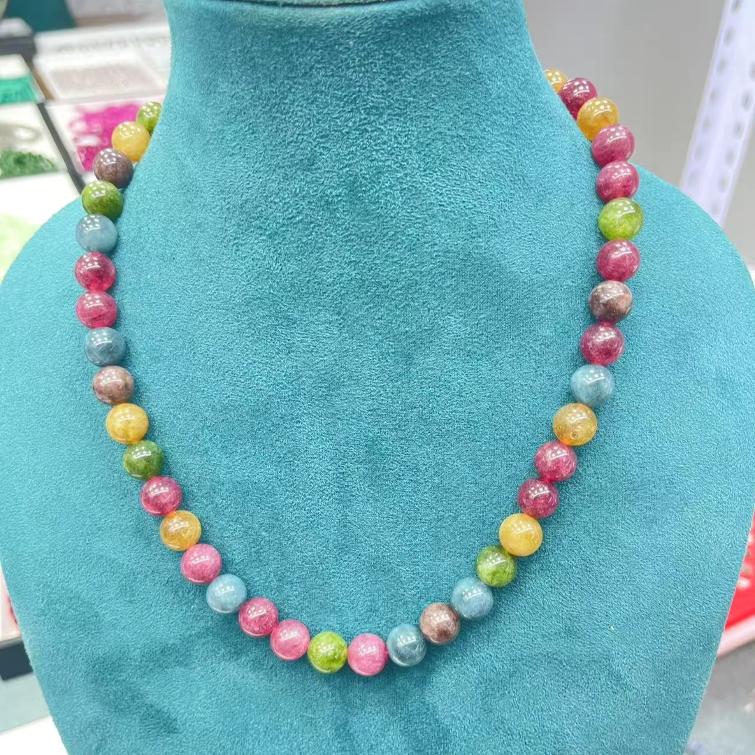 B050 10M碧玺项链百搭款