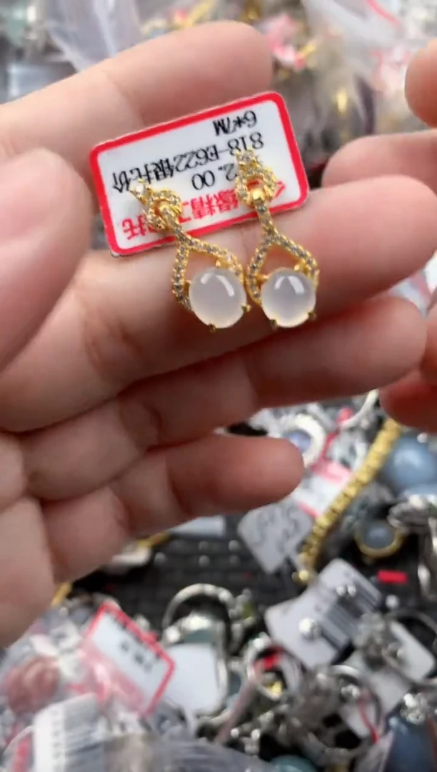 银S925镶嵌戒指翡翠2222   10