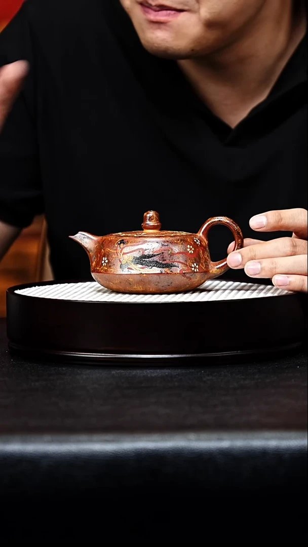 茶壶紫砂敦煌系列手工紫砂壶
