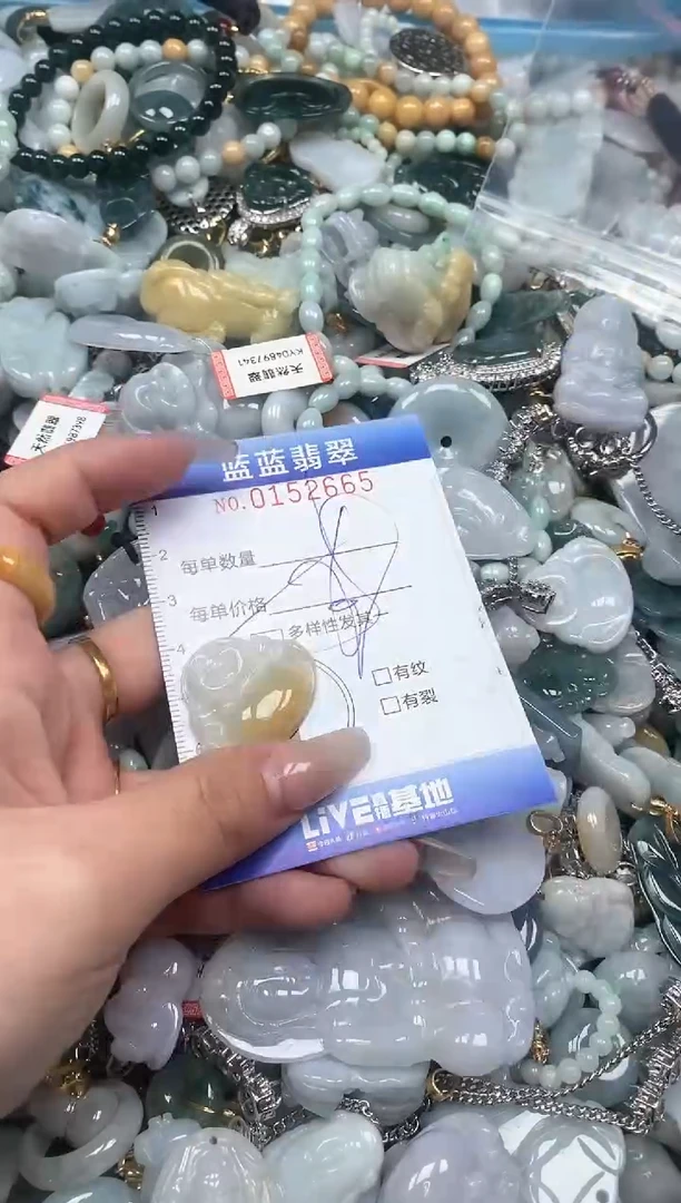 【闪购商品】翡翠颈饰未镶嵌闪购0152665多样性发其一