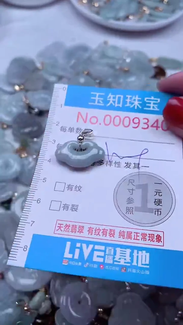 吊坠(不含链)未镶嵌翡翠9340