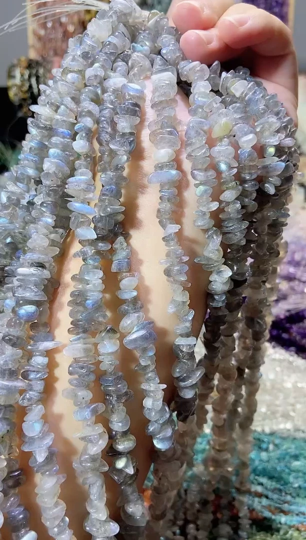 未镶嵌珠宝半成品水晶灰月光