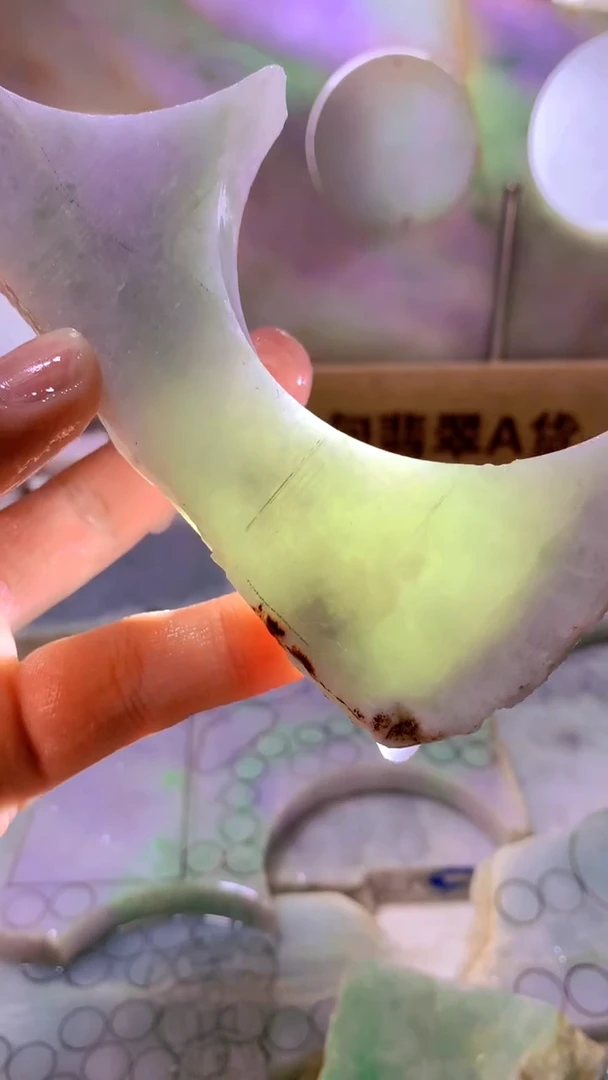 翡翠裸石天然缅甸翡翠A货722