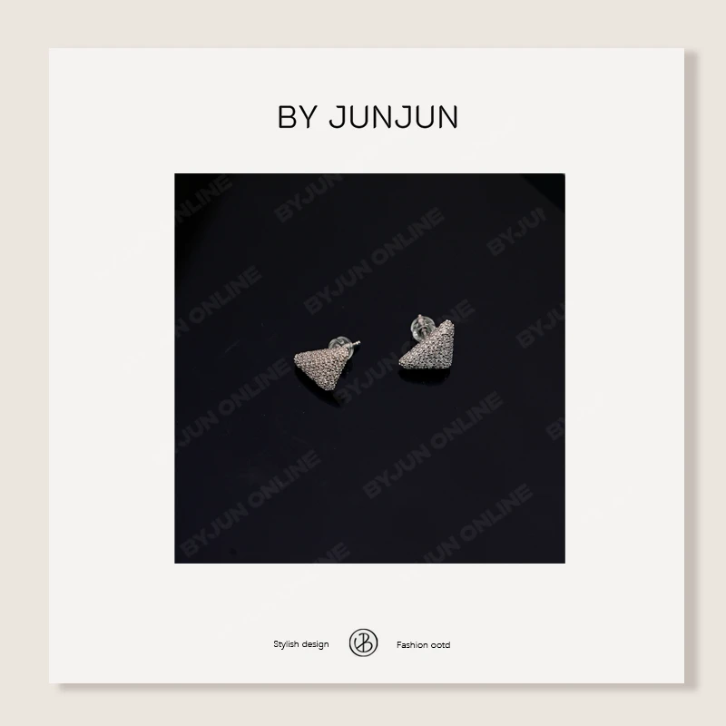 ByJunjun 2025春季新款珺珺定制三角耳坠汉服C25X006