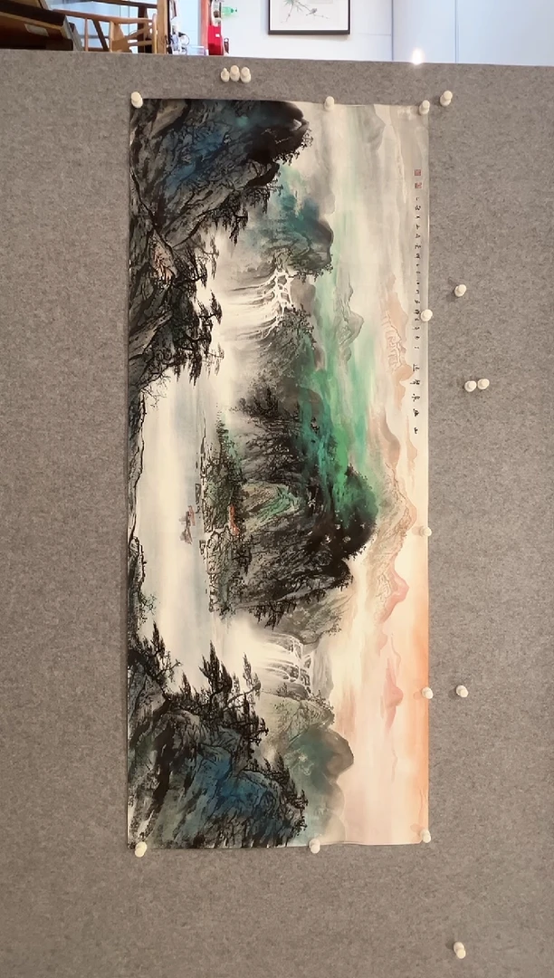 国画王辉-21平尺-山水国画