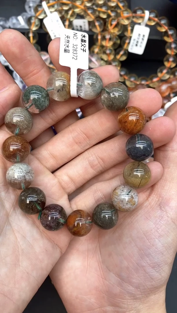 水晶手串未镶嵌62四季幽灵14mm