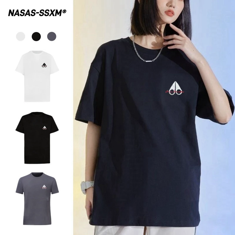 100%棉【剪刀】2025 设计师款 重工刺绣 男女同款 纯棉圆领短袖T恤