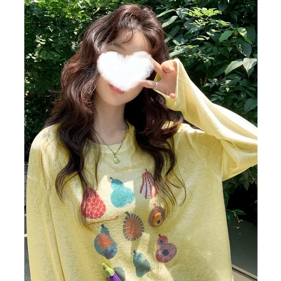 夏季新款莱赛尔天丝雪花棉防晒衣休闲时尚长袖T恤空调罩衣8895