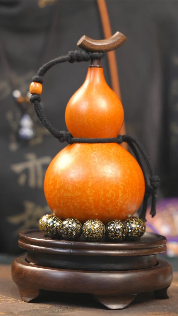 【闪购商品】YL235大漆酒葫芦不包手串及旋转底座
