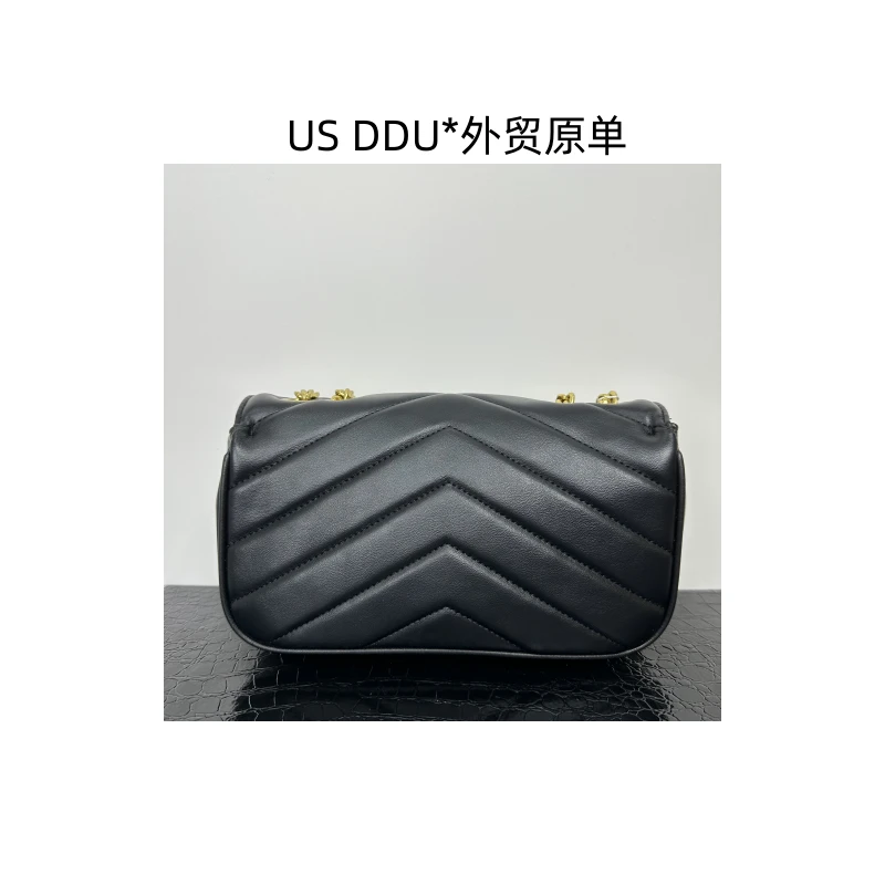 A51 鹿鹿黑色单肩斜挎女包R712/H001