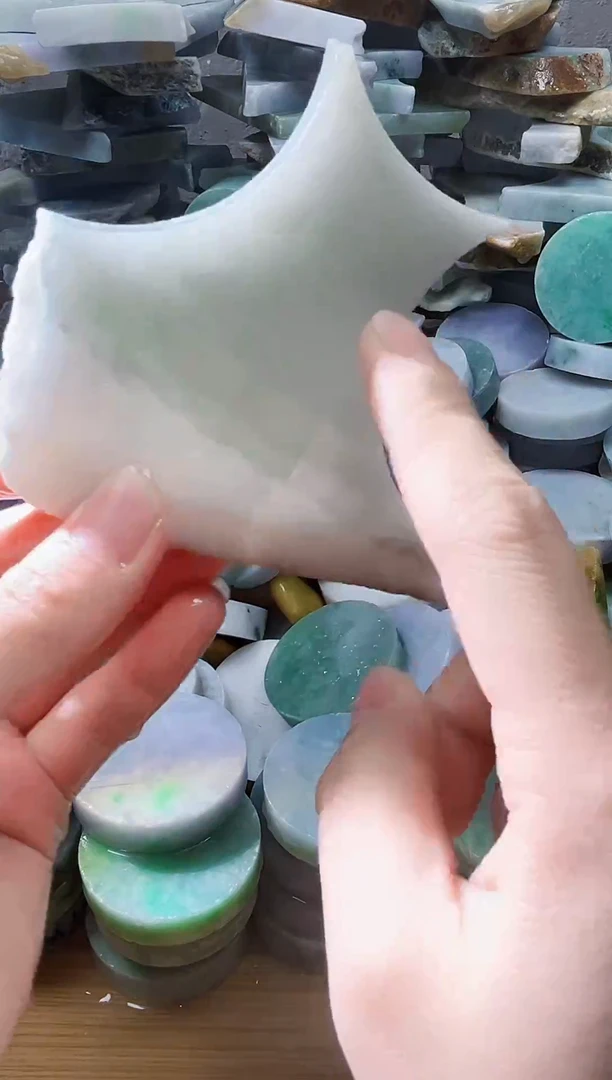 裸石翡翠天然翡翠A货余 南 434