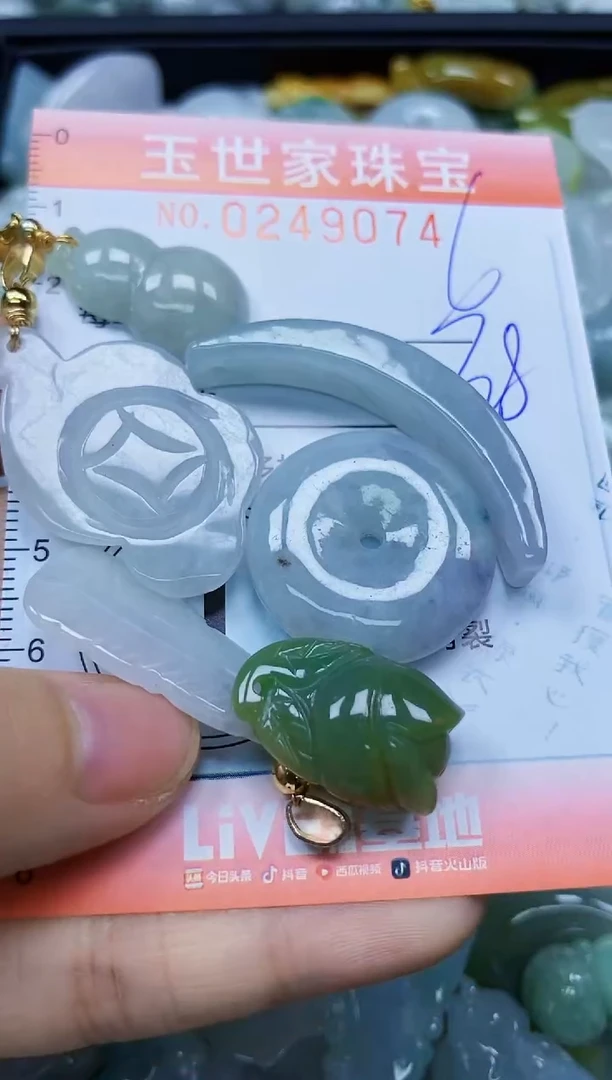 翡翠未镶嵌颈饰闪购0249074