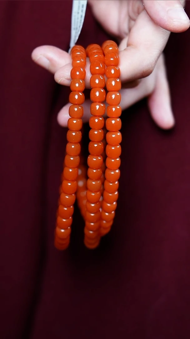 【闪购商品】南红玛瑙手串未镶嵌保山@@SCBS多-6.5m高光老型手工