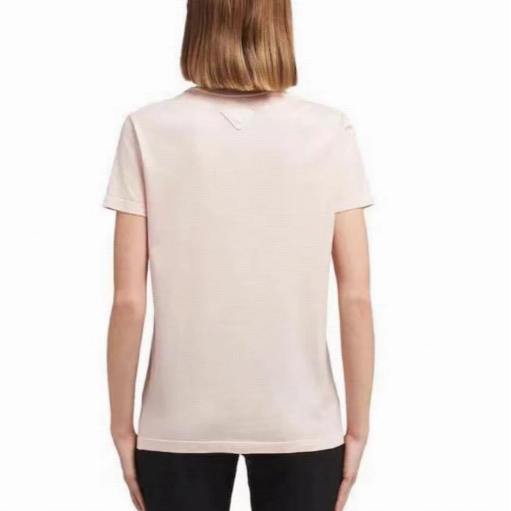 全新未使用 Prada/普拉达 背后三角标短袖/S码