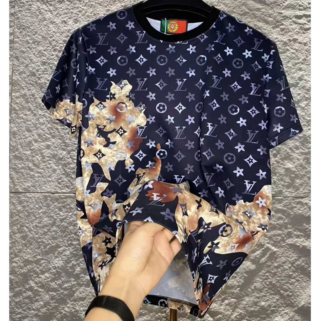BW短袖印花夏季圆领欧美简约男常规款T恤通用K-292-Q