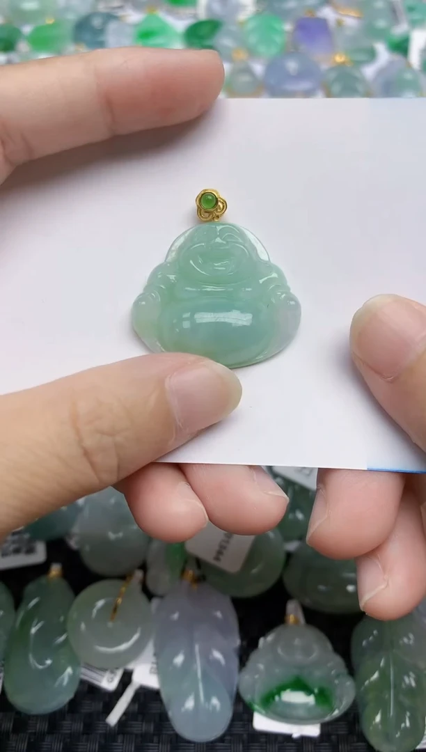 翡翠未镶嵌颈饰天然A货翡翠