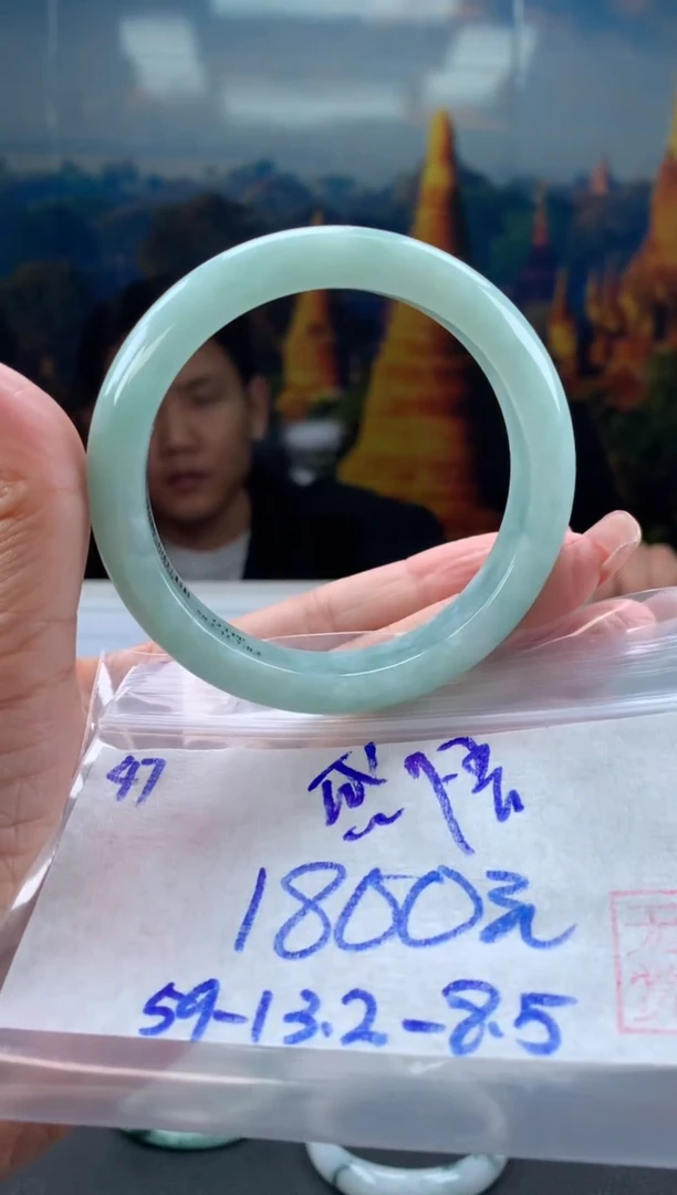 未镶嵌手镯翡翠感*翡翠手镯 下单联系小耳机#47