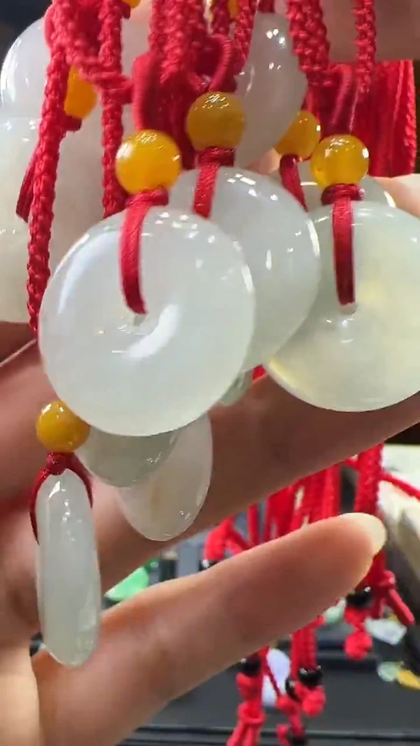 未镶嵌挂件翡翠平安扣（多样性发其一）