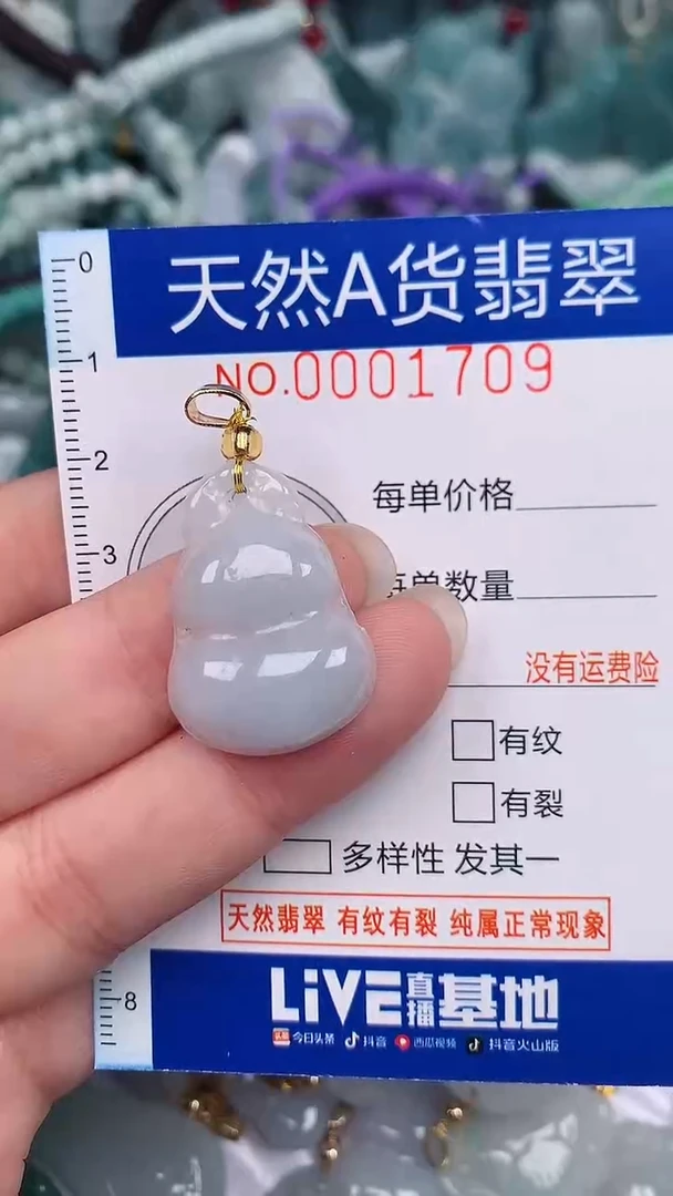 翡翠未镶嵌颈饰...0001709