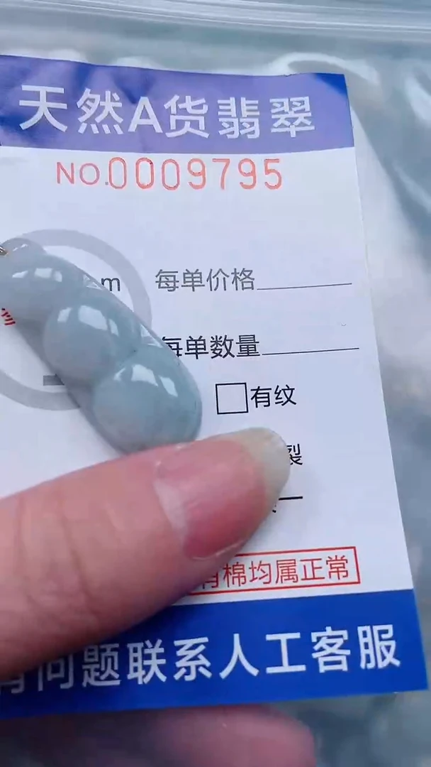 翡翠未镶嵌吊坠(不含链)1