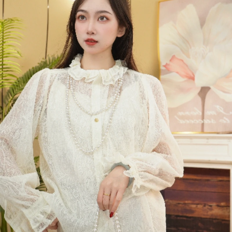 【春雾纱】轻奢高级感气质时尚优雅女装上衣打底2025A7738小鹿