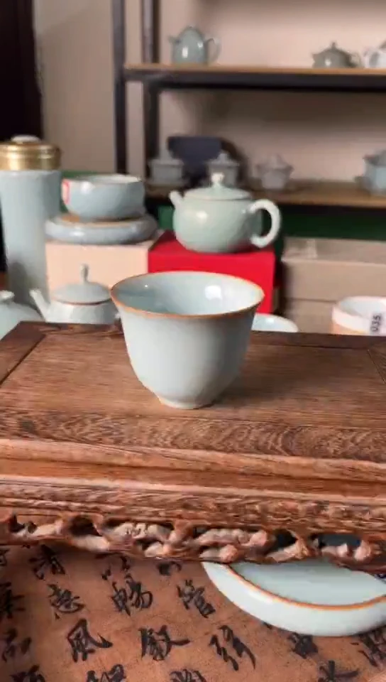 杯苏*天青玉兰杯6只裸发