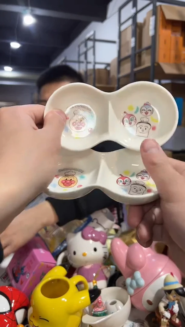 【闪购商品】杯面包超人花生蘸料碟2件套