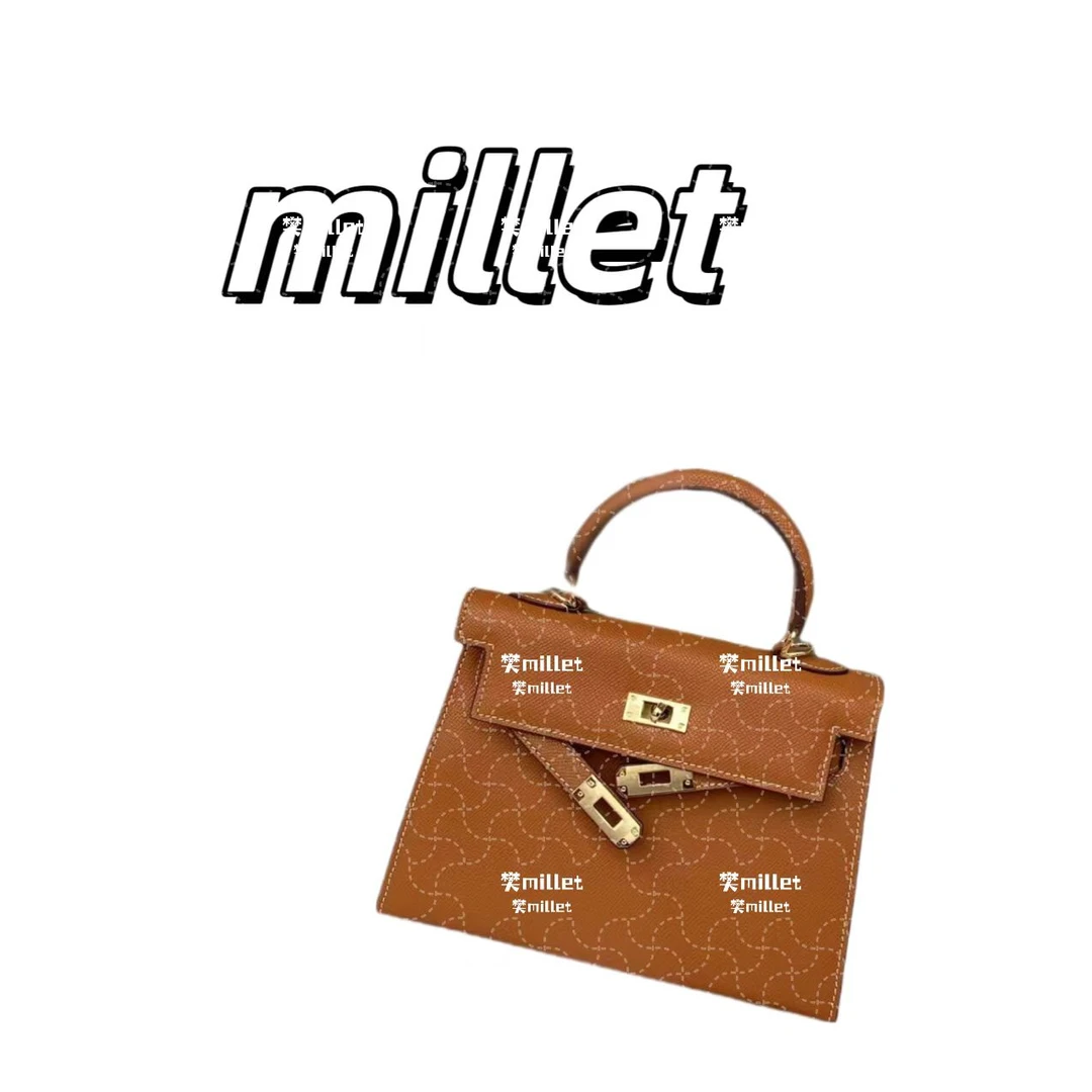 【小樊】XKY-6807-金棕-RAIN.CUN轻奢小众时尚百搭女士包