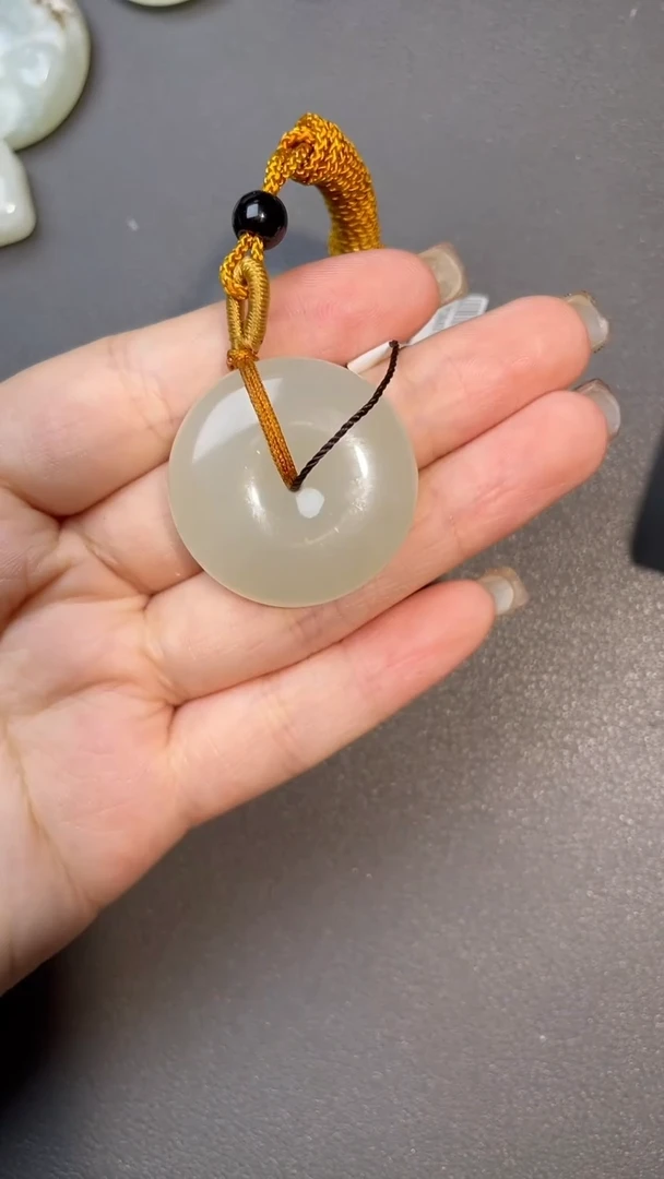 和田玉未镶嵌挂件a22