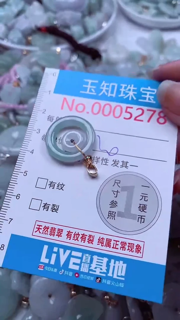 吊坠(不含链)未镶嵌翡翠5278