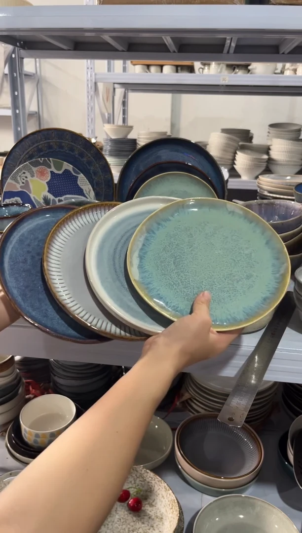 瓷片外贸尾货瑕疵满20包邮X4 小盘组合