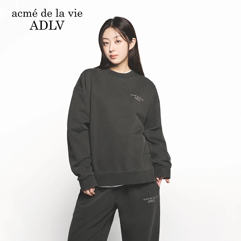 【春季上新】ADLV卫衣字母透气圆领套头衫简约运动情侣时尚宽松