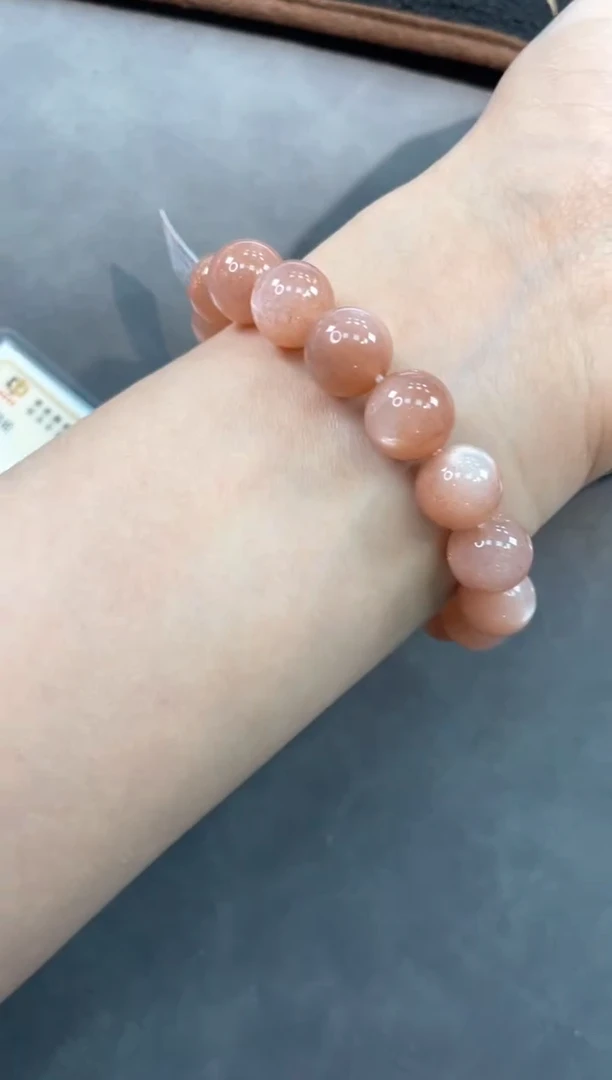 【闪购商品】日光石手链未镶嵌62号金沙太阳石11mm