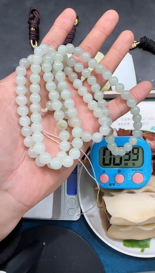 颈饰未镶嵌和田玉牛**爷项链