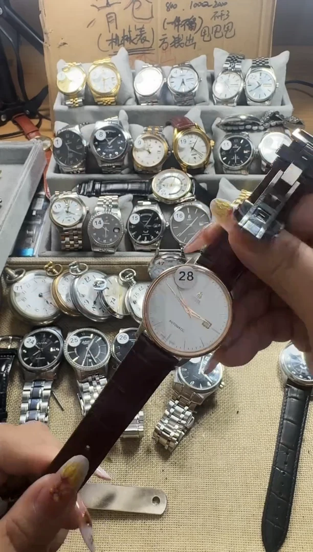 机械机芯金属钢手表配件，拆件用的，需要洗油保养