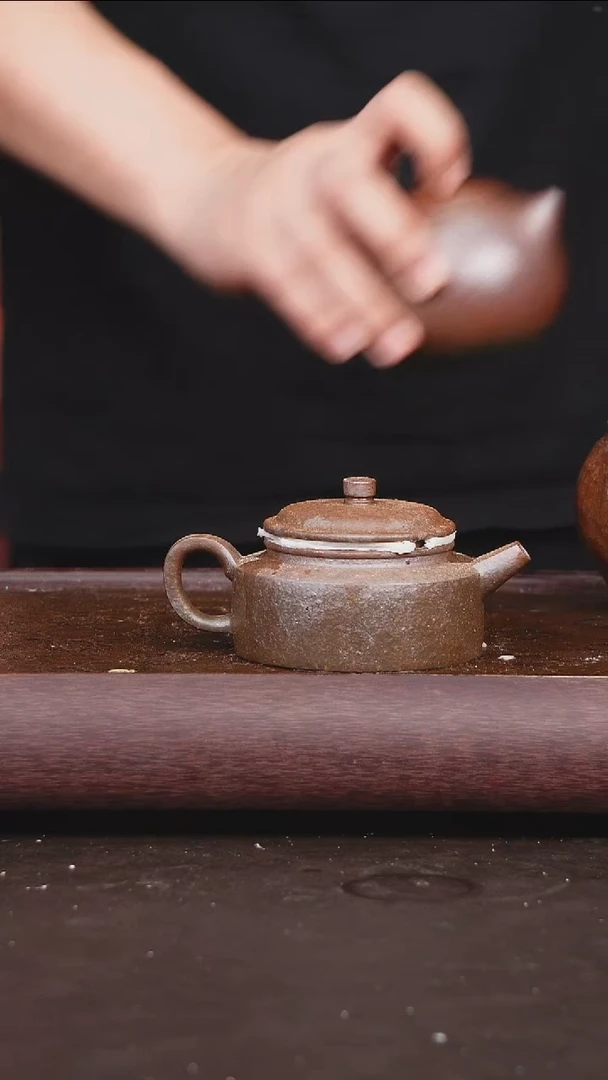 茶壶紫砂柴烧 壶
