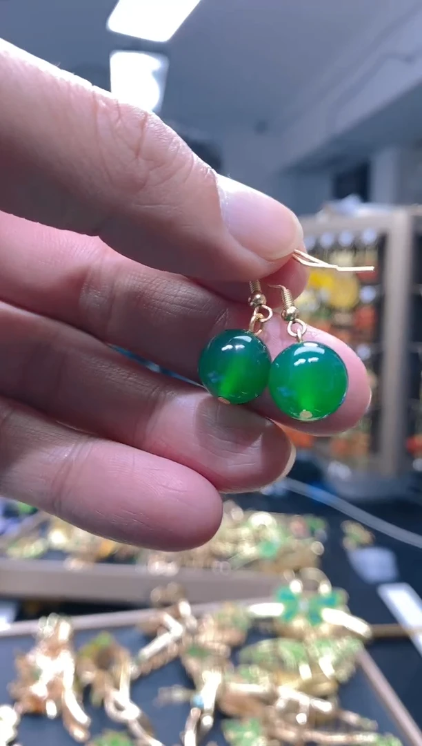 【闪购商品】玛瑙/玉髓耳饰合金011玛瑙饰品