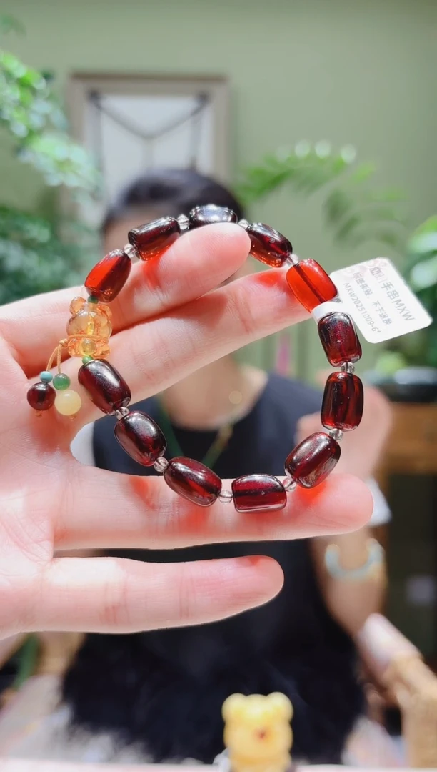 裸石琥珀未镶嵌琥珀手串MXW1009-6多样性发货