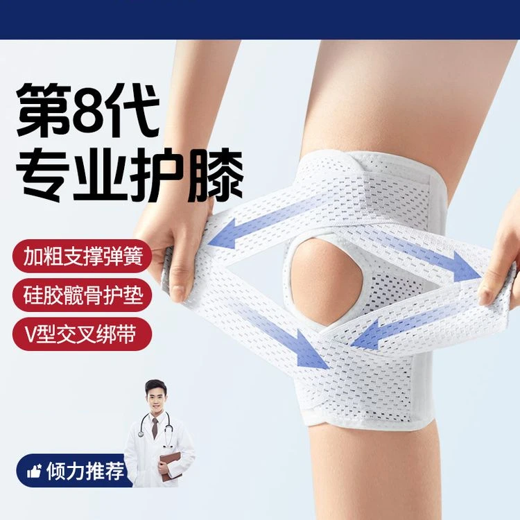 半月板护膝运动防护护膝男女士跑步髌骨保护套膝盖支撑透气跑步
