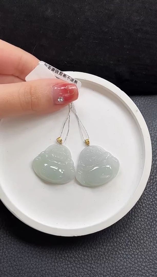 【闪购商品】翡翠颈饰18K金镶嵌YM607-3佛公多样性发1件