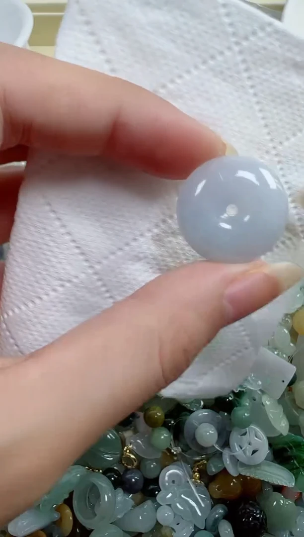 翡翠裸石334号链接，A货翡翠