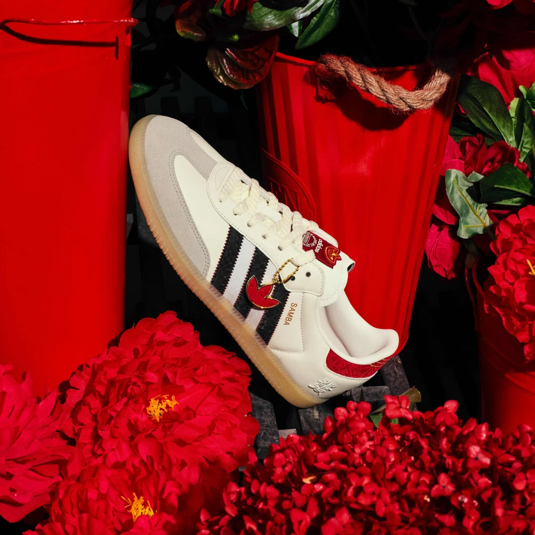 adidas/阿迪达斯三叶草男女子SAMBA蛇年新年款运动休闲鞋 JQ5976