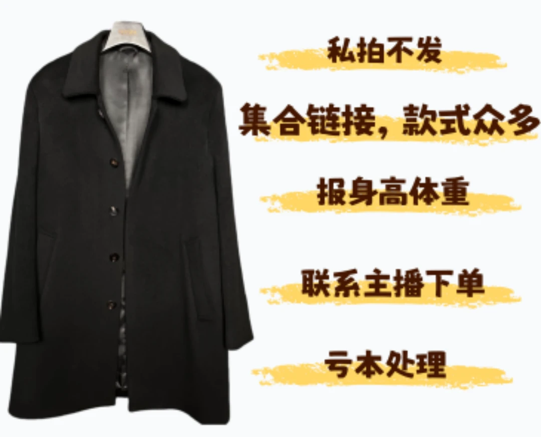 （9971短款羊毛大衣）100%羊毛大衣（图片不对应款式）