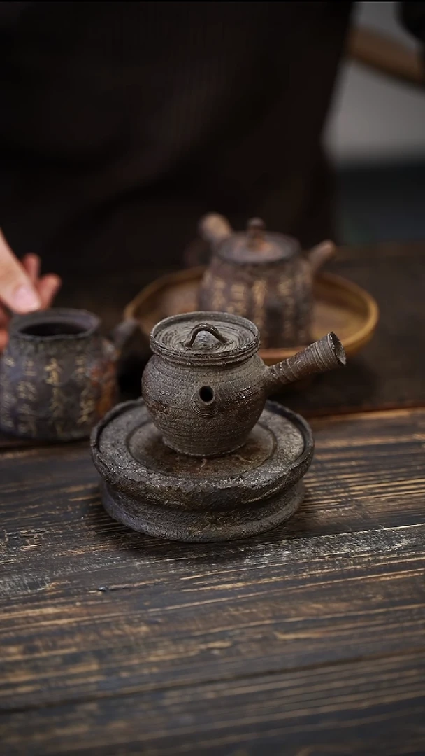 全手工制作 南蛮侧把壶
