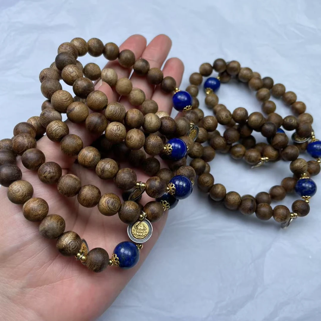 沉香【绿庄】-1506/L026-沉香手串-多样性发其一