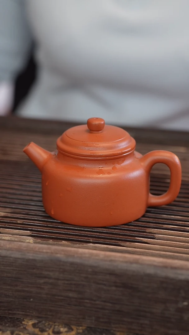 茶壶紫砂德中 朱泥 半手工 150cc