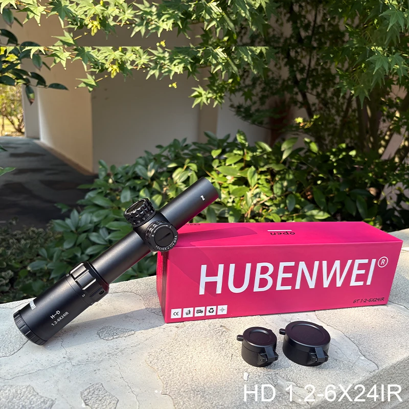 虎贲蔚新款HT1.2-6*24IR速瞄单筒望远镜拉伸锁定抗震防水带灯光