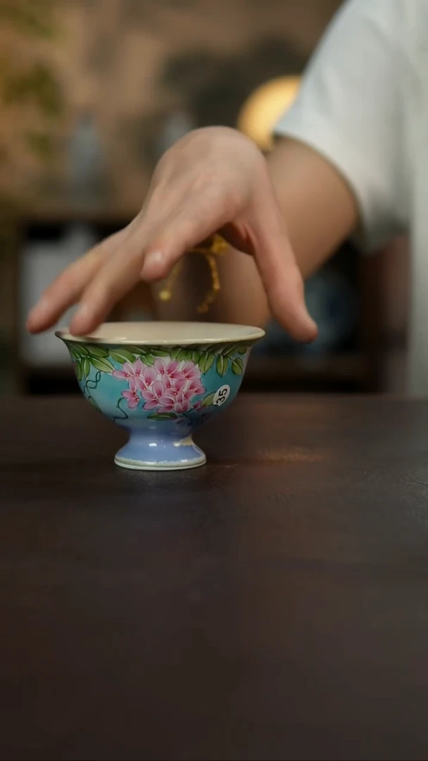 杯景德镇陶瓷杯碗柴烧多人